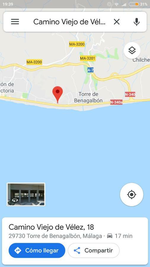 Апартаменты Precioso Atico En Torre De Benagalbon A 20 Metros Del Mar. Экстерьер фото